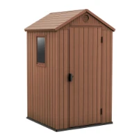 Keter Casetta da Giardino Porta Attrezzi in Resina Darwin 4x4 Brown