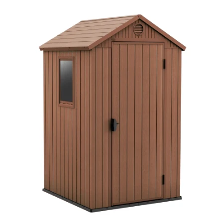 Keter Casetta da Giardino Porta Attrezzi in Resina Darwin 4x4 Brown