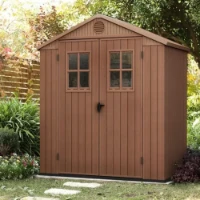 Keter Casetta da Giardino Porta Attrezzi in Resina Darwin 6x4 Brown