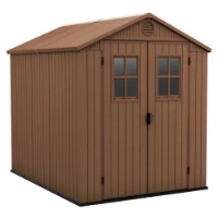 Keter Casetta da Giardino Porta Attrezzi in Resina Darwin 6x8 Brown