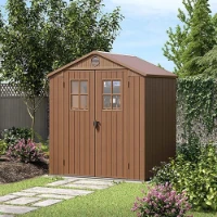 Keter Casetta da Giardino Porta Attrezzi in Resina Darwin 6x8 Brown