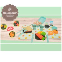 ODS Toys Maisonelle Set Deluxe Colazione con Alimenti e Accessori