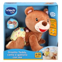 VTech Baby Orsetto Teddy, Canta e Gattona con Me