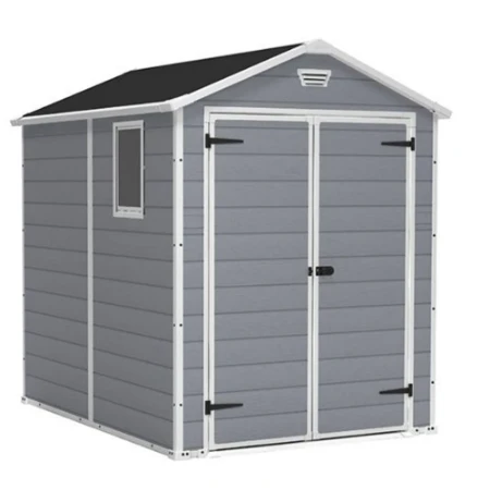 Keter Casetta da Giardino Porta Attrezzi in Resina Manor 6x8 Grey