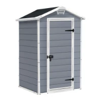 Keter Casetta da Giardino Porta Attrezzi in Resina Manor 4x3 Grey