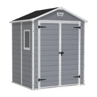 Keter Casetta da Giardino Porta Attrezzi in Resina Manor 6x5 Grey