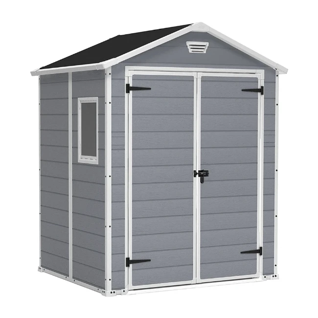 Keter Casetta da Giardino Porta Attrezzi in Resina Manor 6x5 Grey
