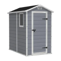 Keter Casetta da Giardino Porta Attrezzi in Resina Manor 4x6 Grey