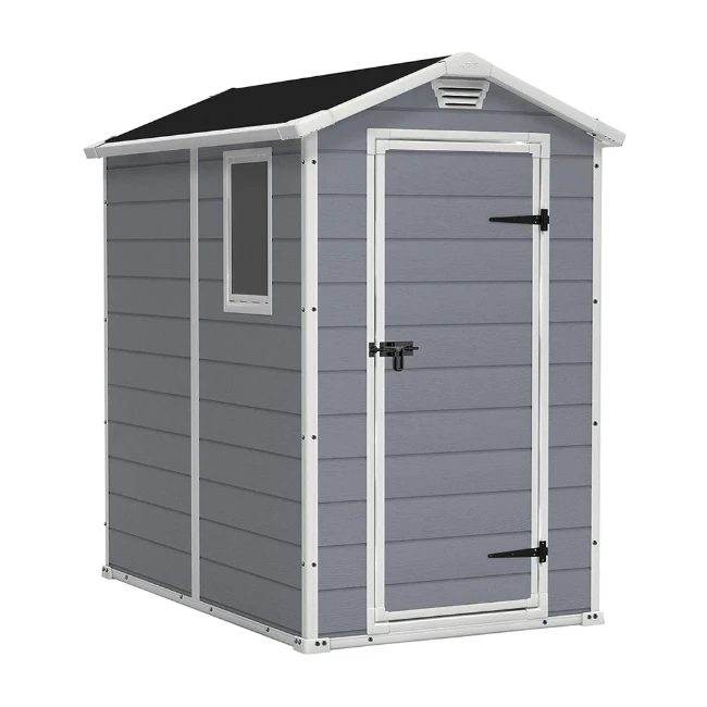 Keter Casetta da Giardino Porta Attrezzi in Resina Manor 4x6 Grey