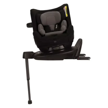 Nuna Seggiolino Auto Pruu Isofix con Base Roteabile Integrata 40 - 105 cm - Caviar