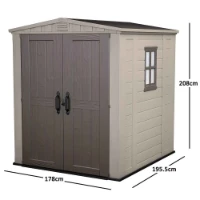 Keter Casetta da Giardino Porta Attrezzi in Resina Factor 6x6