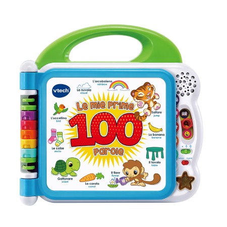 VTech Baby Il mio Primo Libro Illustrato Bilingue - Le mie Prime 100 Parole
