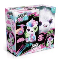 Rocco Giocattoli Airbrush Plush Unicorno Magico
