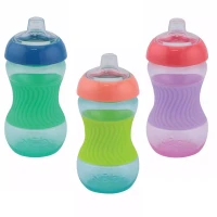 Nuby Mini Tazza Easy Grip con Beccuccio in Silicone 180ml