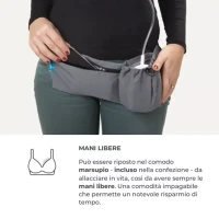 Nuvita Tiralatte Elettrico Indossabile Singolo con Tecnologia a 3 Fasi - Capacità 240 ml