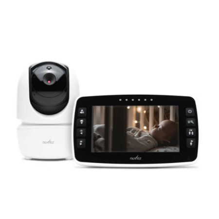 Nuvita Video Baby Monitor Wireless con Telecamera Direzionabile e Funzione Parla e Ascolta