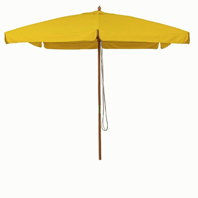 Living Garden Ombrellone Quadrato 3x4 m Palo 48mm Giallo