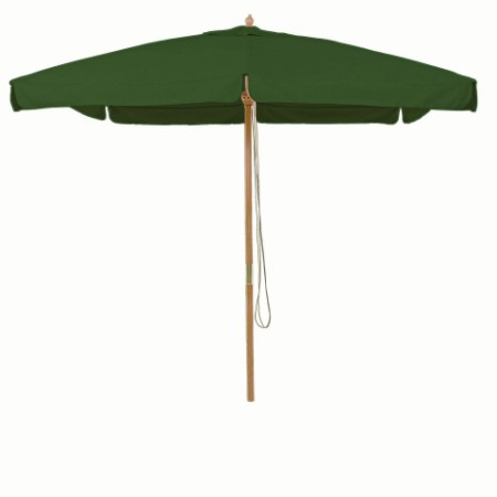 Living Garden Ombrellone Quadrato 3x2 m Palo 48mm Verde