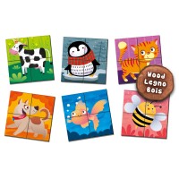 Lisciani Giochi Montessori Baby Wood Cubes And Logic 2 in 1