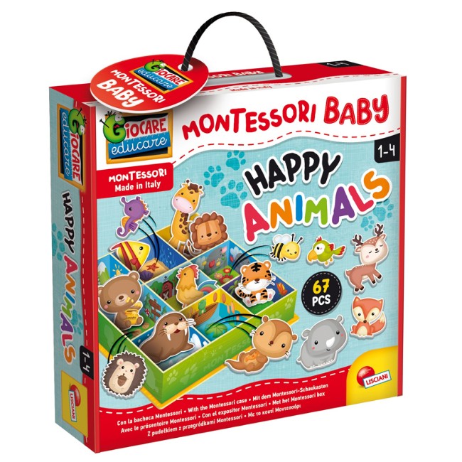 Paniate Lisciani Giochi Montessori Baby Happy Animals