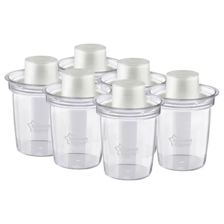 Tomme Tippee 6 Contenitori Dosatori per Latte in Polvere 