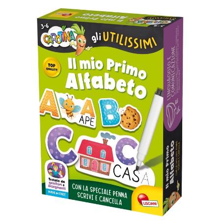Lisciani Giochi Carotina gli Utilissimi il mio Primo Alfabeto