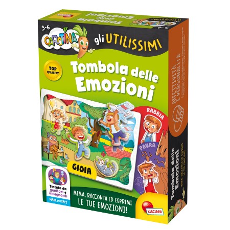 Lisciani Giochi Carotina gli Utilissimi Tombola delle Emozioni