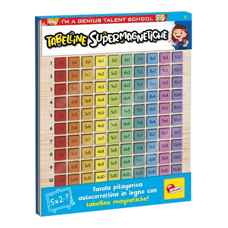 Lisciani Giochi I'm a Genius Tabelline Supermagnetiche