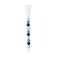 Nattou Catenella Portaciuccio con Perle e Clip - Blu Navy