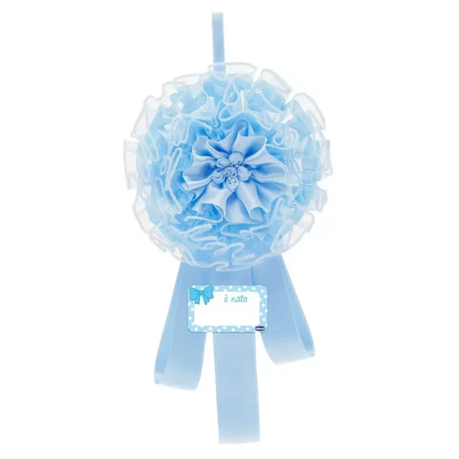 Chicco Fiocco Nascita in Tulle e Raso - blu
