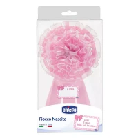 Chicco Fiocco Nascita in Tulle e Raso - rosa