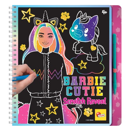 Lisciani Giochi Barbie Sketchbook Cutie Scratch Reveal