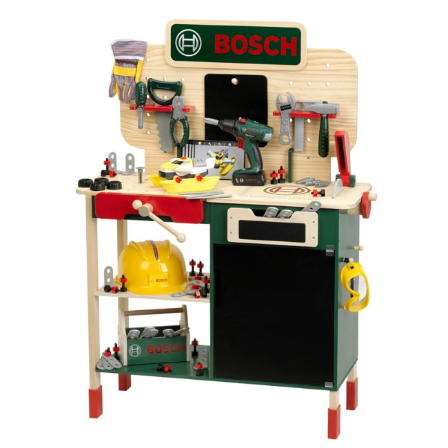 Bosch Banco da Lavoro in Legno con Attrezzi ed Effetti Sonori