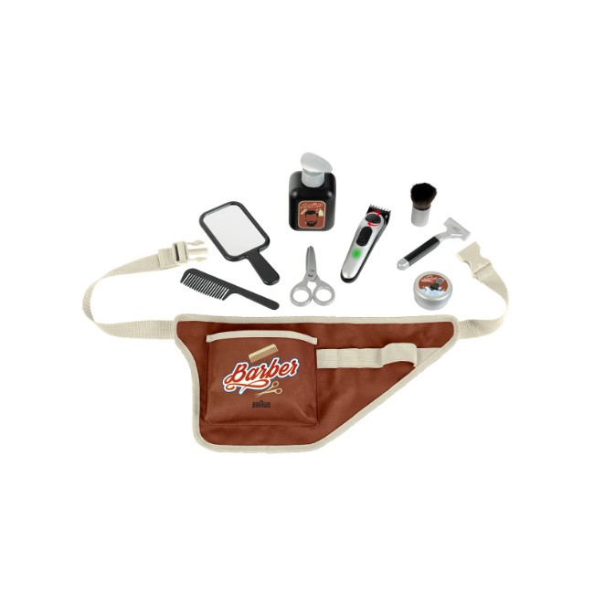Klein Set Barbiere Braun Cintura da Barbiere con Accessori
