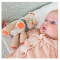 Nattou Mini Peluche Lana La Gattina con Sonaglio