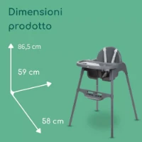 Bebeconfort Seggiolone Pappa Meely - dai 6 mesi ai 3 anni
