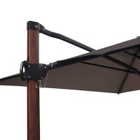 Maffei Ombrellone Trend Wood 250x250 Palo Laterale