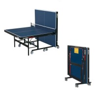 Garlando Tavolo Ping Pong Expert Roller CSS Omologato ITTF e FITeT Indoor Blu