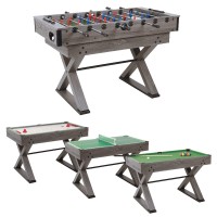Garlando Multigioco 9 Giochi da Tavolo - Versione Calciobalilla Aste Rientranti