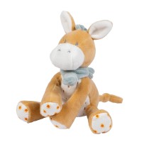 Nattou Mini Peluche Leo l'Asino con Sonaglio