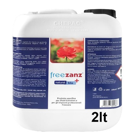 FreeZanz Insetticida Natural Blu+ Specifico per Mosche e Tafani 2 litri