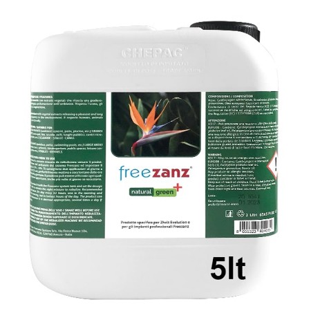 FreeZanz Repellente Antizanzare Natural Green Plus per Zhalt Evolution 5 litri