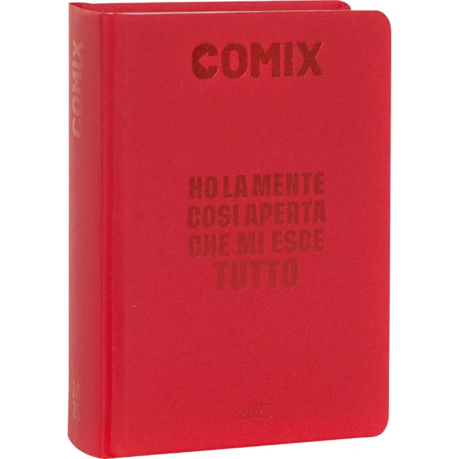 Panini Diario Agenda Comix 16 Mesi Standard Deep Red