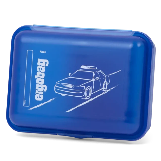 Ergobag Portamerenda Lunchbox Blulight Doppio Scomparto