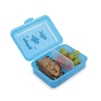 Ergobag Portamerenda Lunchbox Blulight Doppio Scomparto