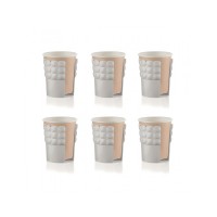 Guzzini Set 6 Reggibicchieri Tiffany Tortora