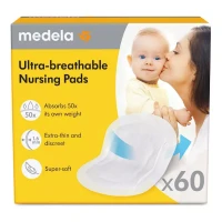 Medela Coppette Assorbilatte Monouso per l'Allattamento Ultra Traspiranti - 60 pz