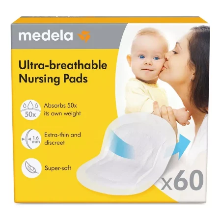 Medela Coppette Assorbilatte Monouso per l'Allattamento Ultra Traspiranti - 60 pz
