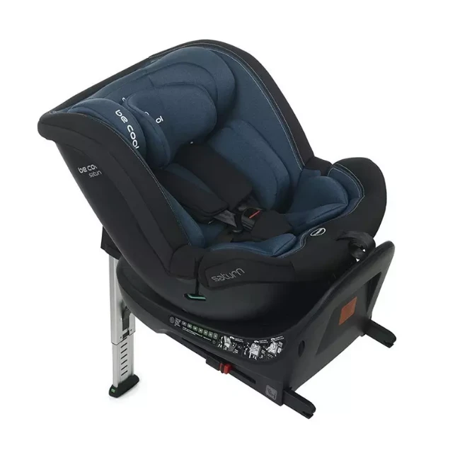 Be Cool Seggiolino Auto Saturn R129 i-Size 40-150 cm per Neonati e Bambini fino a 12 anni, inclusa Base Isofix Girevole
