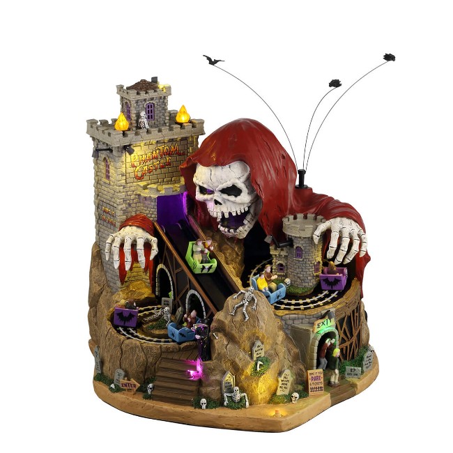 Lemax 45216 Phantom Castle - Giostra con Suoni e Luci - Alimentatore incluso